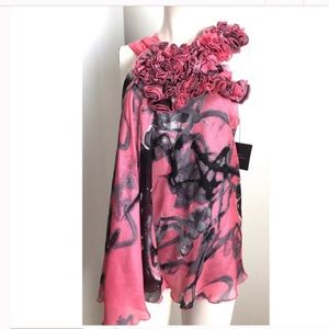 Robert Rodriguez flower top, size 8